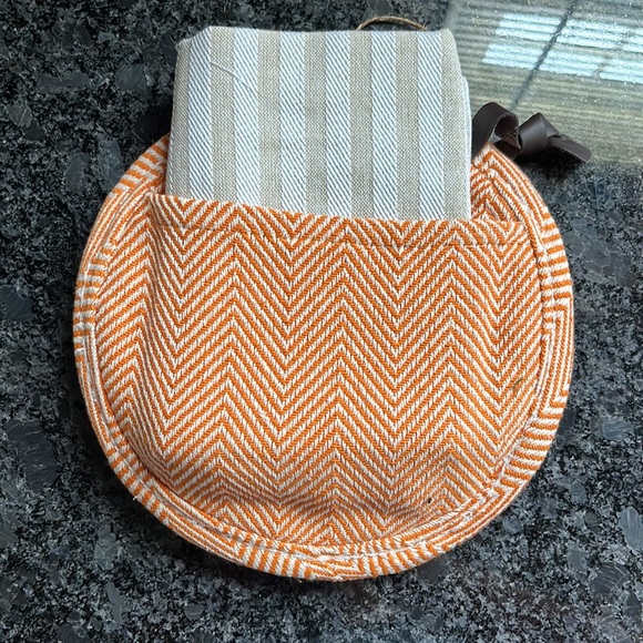 NWT Mud Pie Hello Pumpkin Kitchen Linen Set - Picture 2 of 2